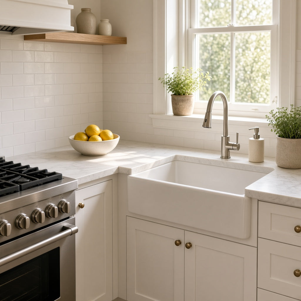 Clear kitchen counters after a reset