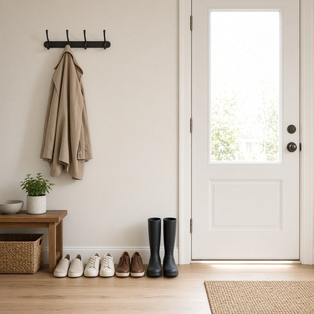 Entryway after a full property reset